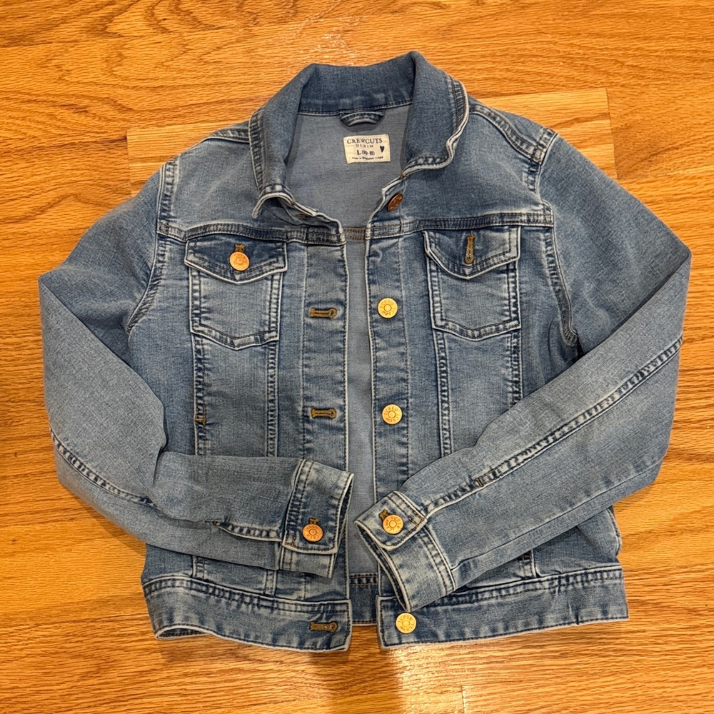 Crewcuts Blue Denim Jacket for Kids size L (10-11)
